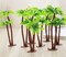 Miniature Palm Trees 6" – 10 Pack | Tropical Craft Trees for Dioramas, School Projects & Party Decorations